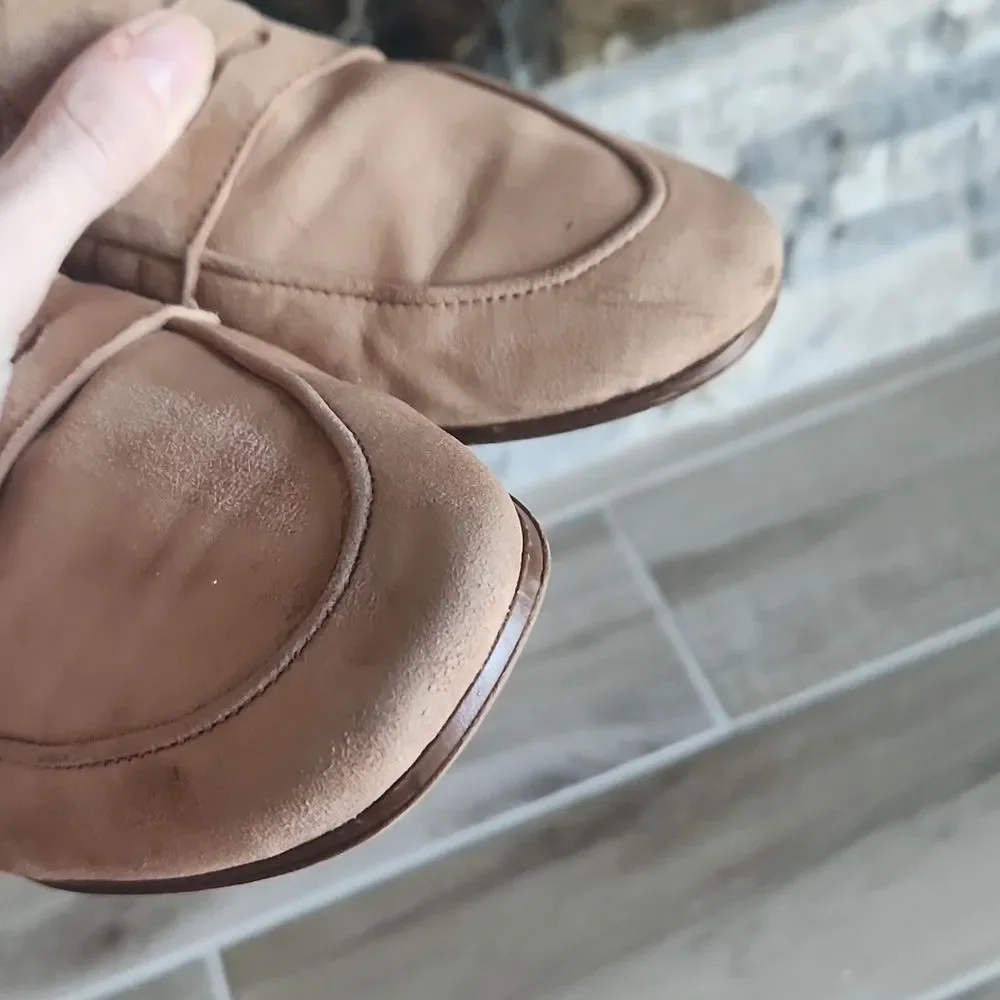 JCREW Charlie Penny Loafers in Suede Flats SZ 9.5